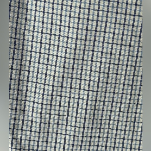 Brooks Brothers Slim Fit Dress Shirt Men’s M | Blue Check Non-Iron Stretch - Picture 4 of 4